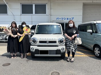 W様にハスラーをご納車させて頂きました